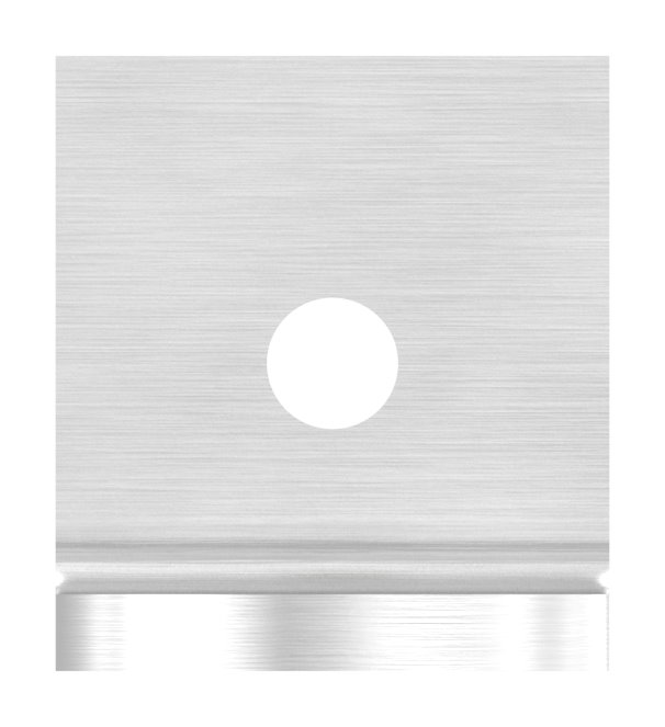 Winkellasche für Stoßgriffe für Rohr 33,7mm, V2A