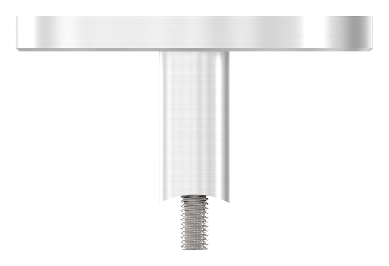 Wandbefestigung für Geländerpfosten 42,4mm, V2A