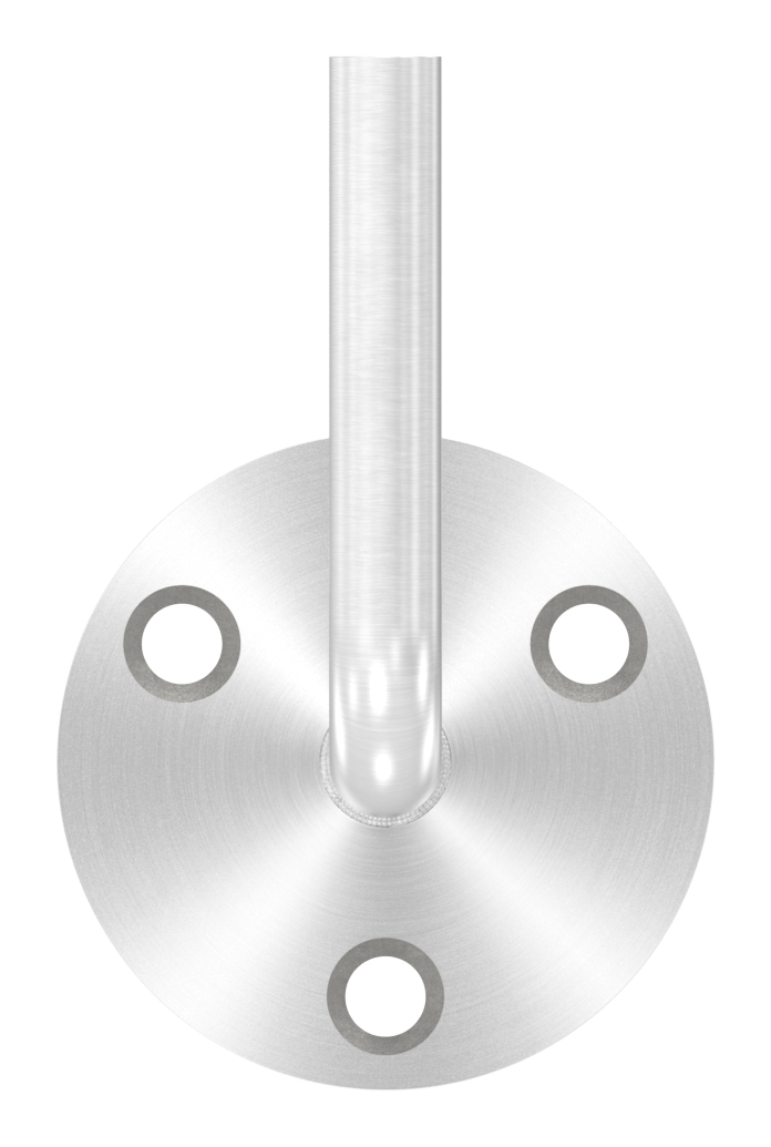 Handlaufhalter zum Anschweißen (Ronde und Bügel verschweißt), V4A