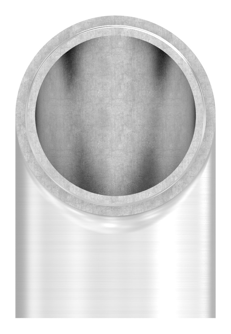 Endbogen 90°, für Rohr 42,4x2,0mm, V2A