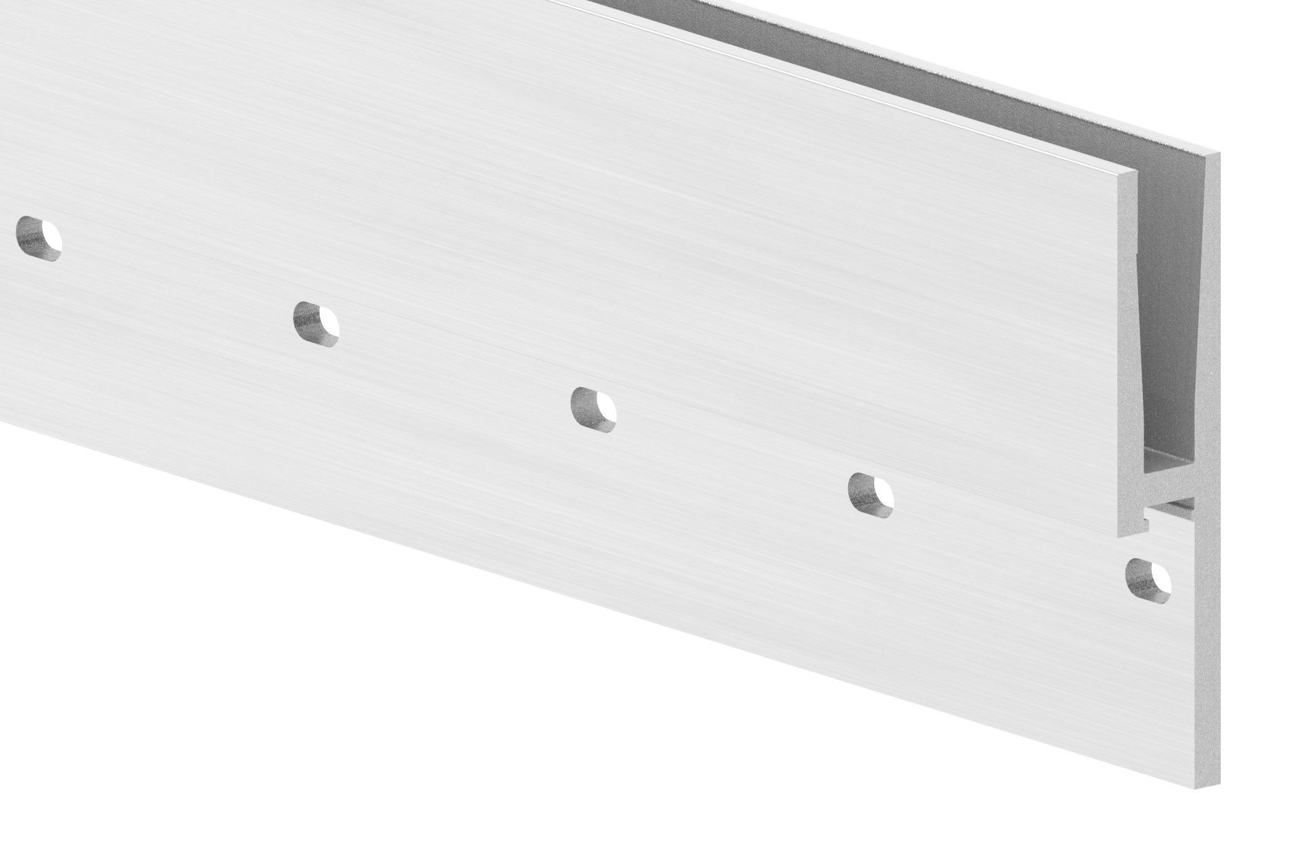 Alu-Profil ELEGANZA STRONG, seitliche Montage, L: 6000mm Alu-Profil ELEGANZA STRONG, seitliche Montage, L: 6000mm