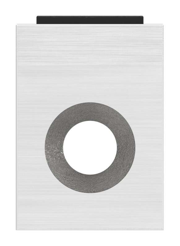 Halteboden mit Anschluss 33,7mm, V2A Halteboden mit Anschluss 33,7mm, V2A