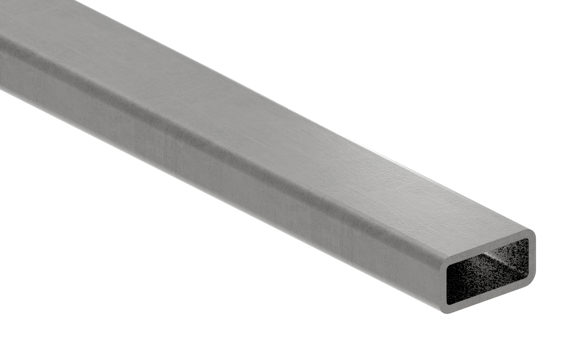 Rechteckrohr S235JR, 40x20x3mm, L: 6000mm