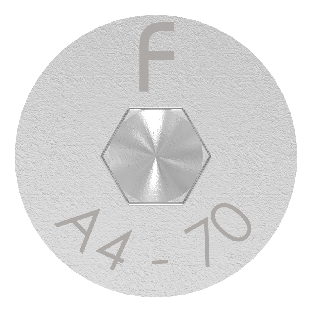 Senkkopfschraube M6x16, V4A, ISO 10642