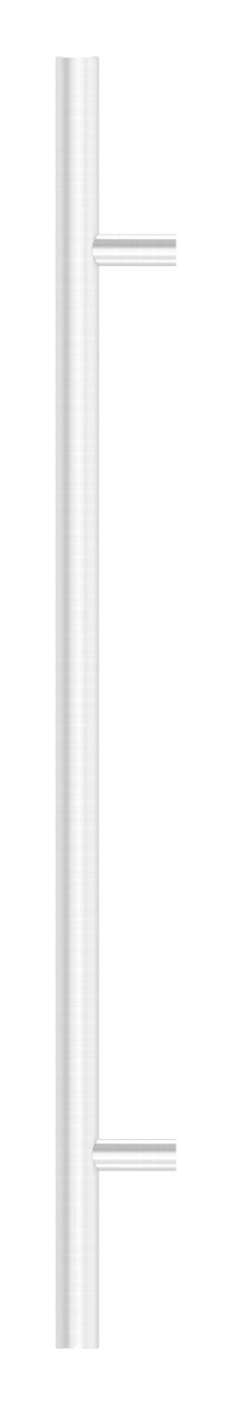 Stoßgriff inkl. Halter gerade mit L: 1000mm, V2A Stoßgriff inkl. Halter gerade mit L: 1000mm, V2A