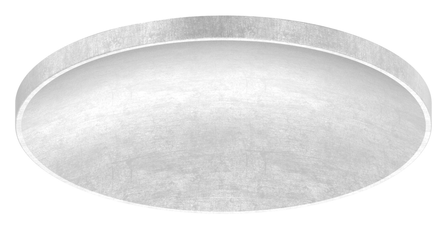 Gewölbte Schale Ø 33,7x2,0mm, H: 6mm, roh, V2A