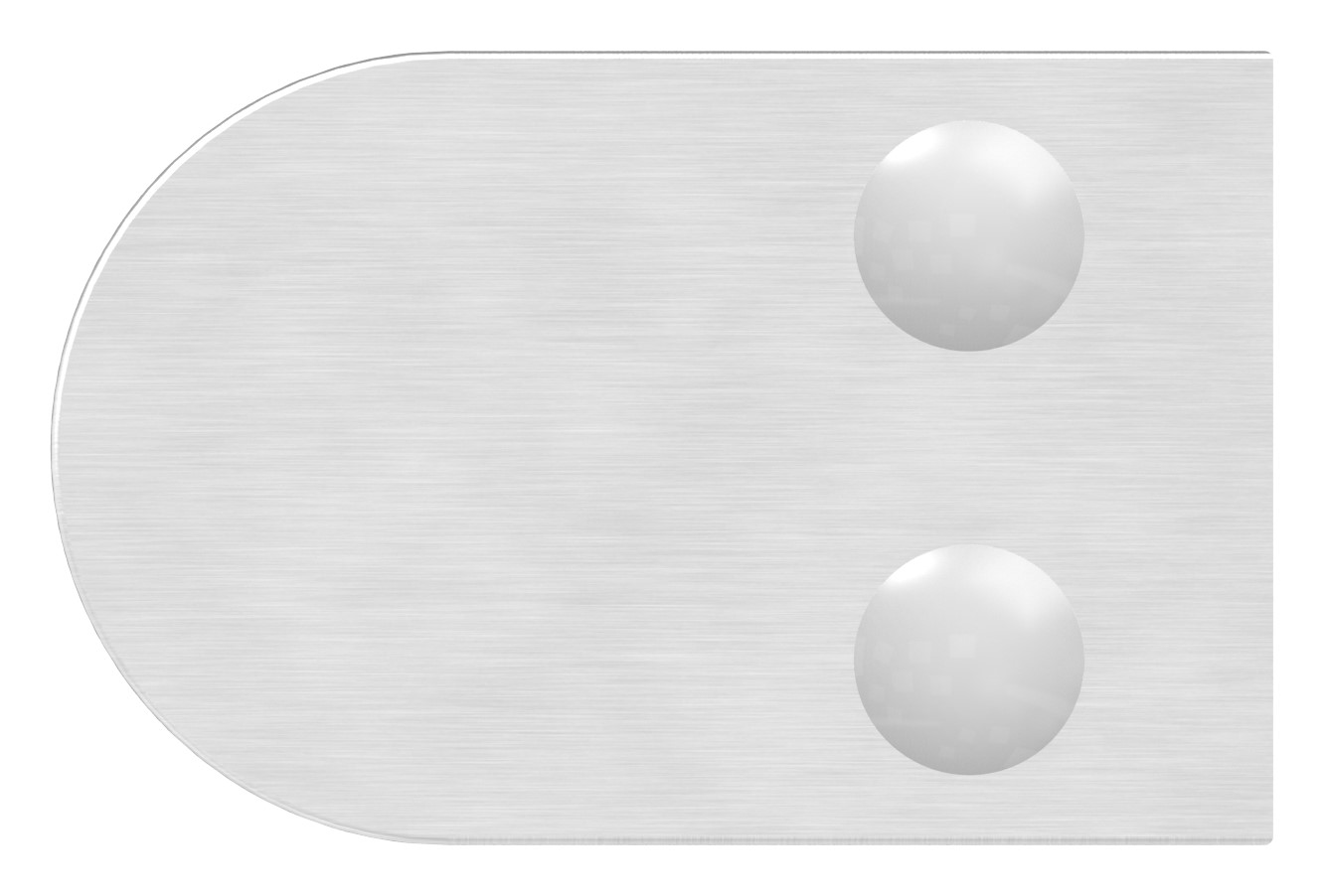 Glasklemme Mod. 38, Anschluss: 42,4mm, V4A Glasklemme Mod. 38, Anschluss: 42,4mm, V4A