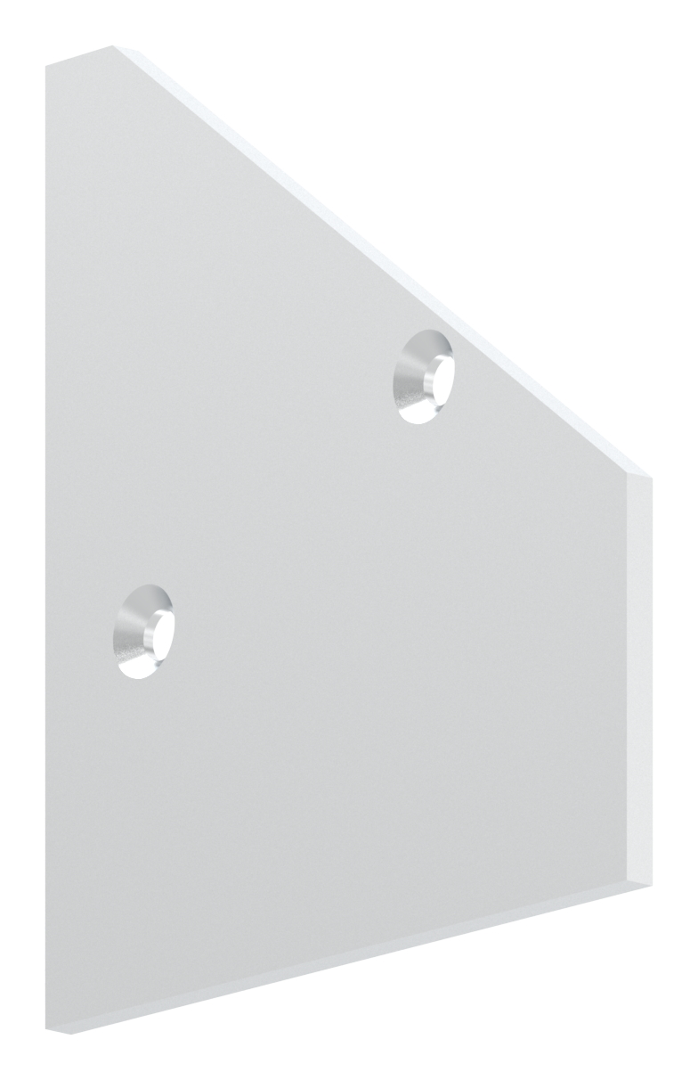 Endkappe links für eleganza canopy, roh