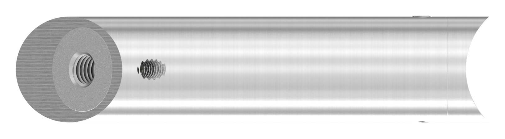Rohrabstandshalter schräg, für Rohranschluss 33,7mm, V2A Rohrabstandshalter schräg, für Rohranschluss 33,7mm, V2A
