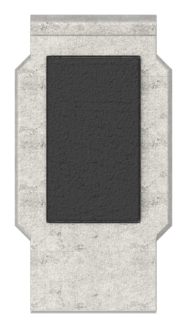 Sicherungsplatte für Mod. 45 für verstellbare Glasklemme , V4A Sicherungsplatte für Mod. 45 für verstellbare Glasklemme , V4A