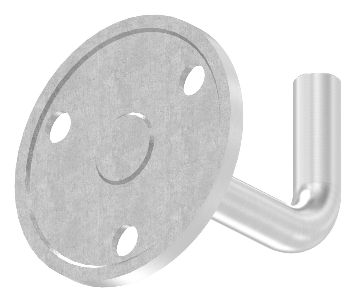 Handlaufhalter zum Anschweißen (Ronde und Bügel verschweißt), V2A