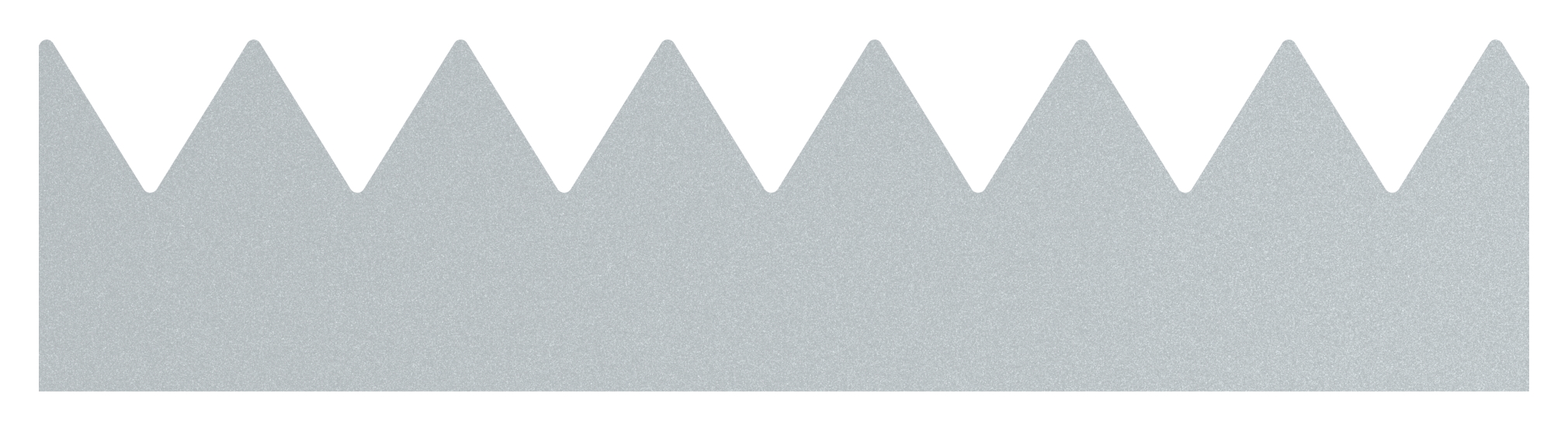 Zackenleiste 45x15x2,5mm, feuerverzinkt, L=2m