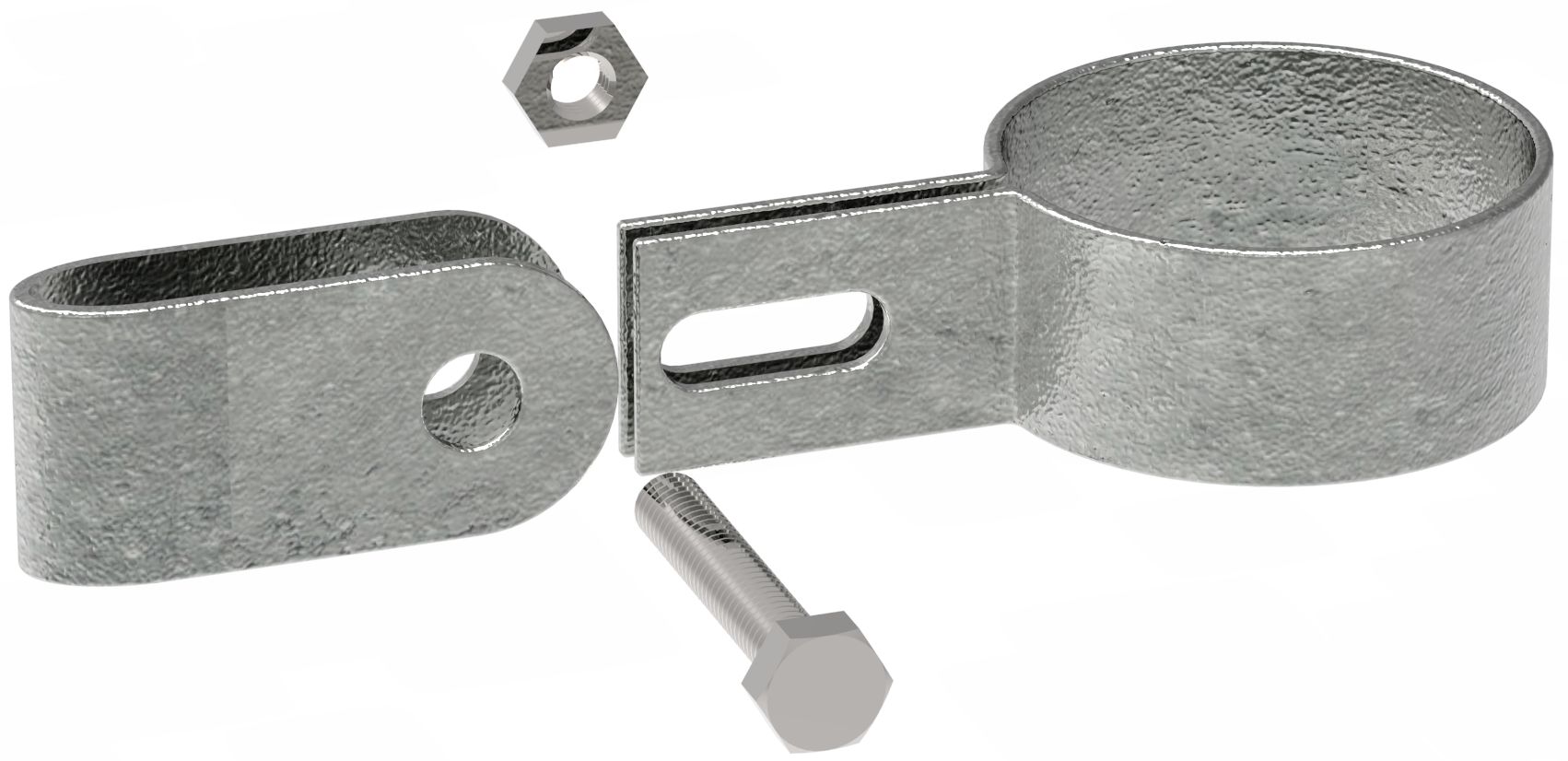 Halter einseitig, für Rohr Ø 42,4mm