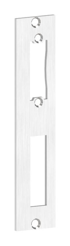 Edelstahlschließblech 172x36x3,0mm, für Abstand 72mm, V2A Edelstahlschließblech 172x36x3,0mm, für Abstand 72mm, V2A