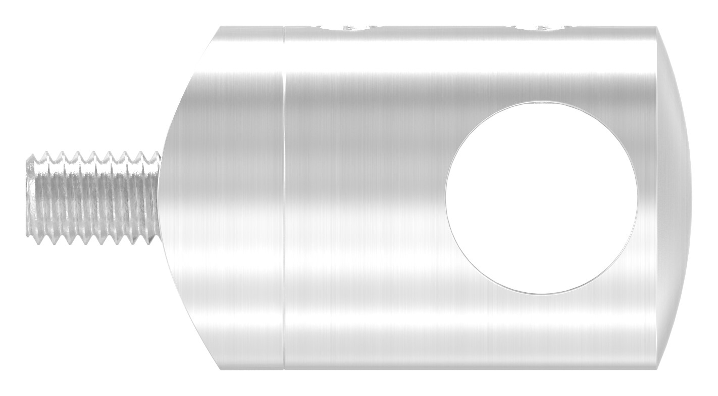 Querstabhalter für 33,7mm Rohr, 12,2mm Bohrung, V2A