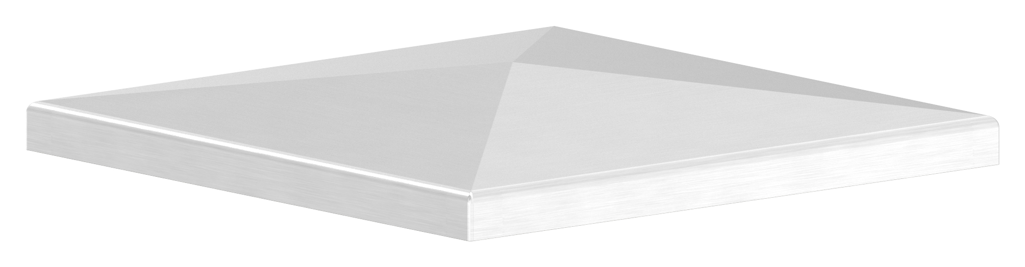 Pyramidenkappe, für Rohr 140x140mm, V2A