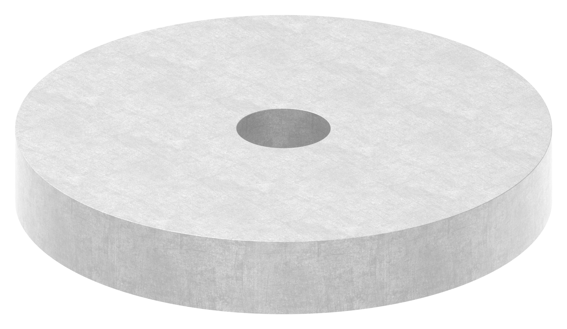 Lastverteilungsplatte rund, Ø80x12mm, Stahl feuerverzinkt