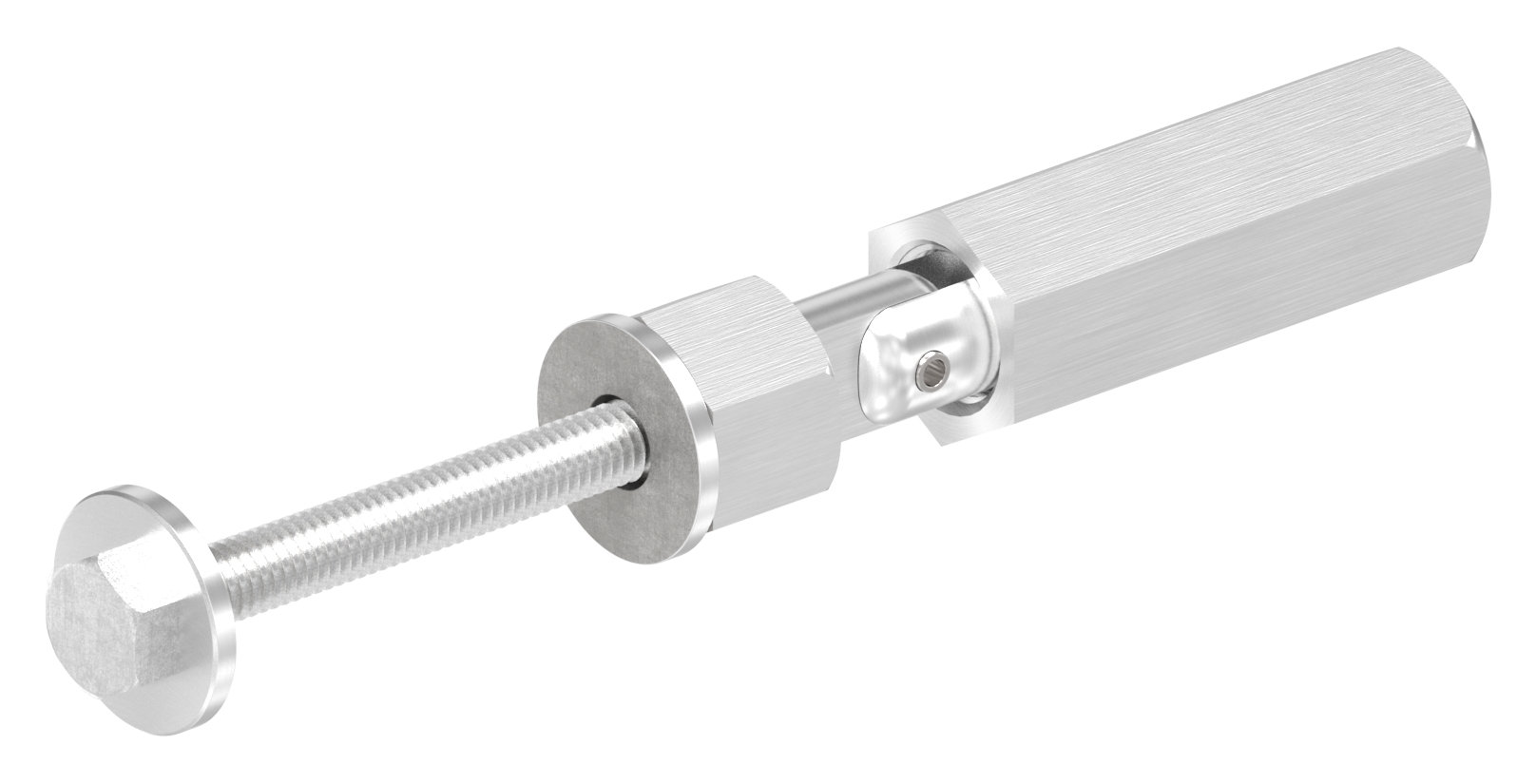 Gewindeterminal zur Selbstmontage, Seil 5mm, V2A