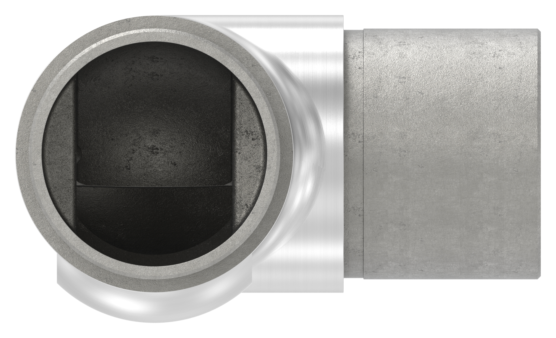 Gelenkstück links, für Rohr 42,4x2,0mm, V2A