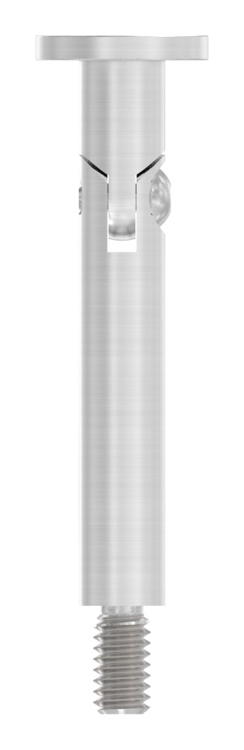 Gelenkstift Ø 12mm mit gerader Handlaufanschlussplatte, V2A