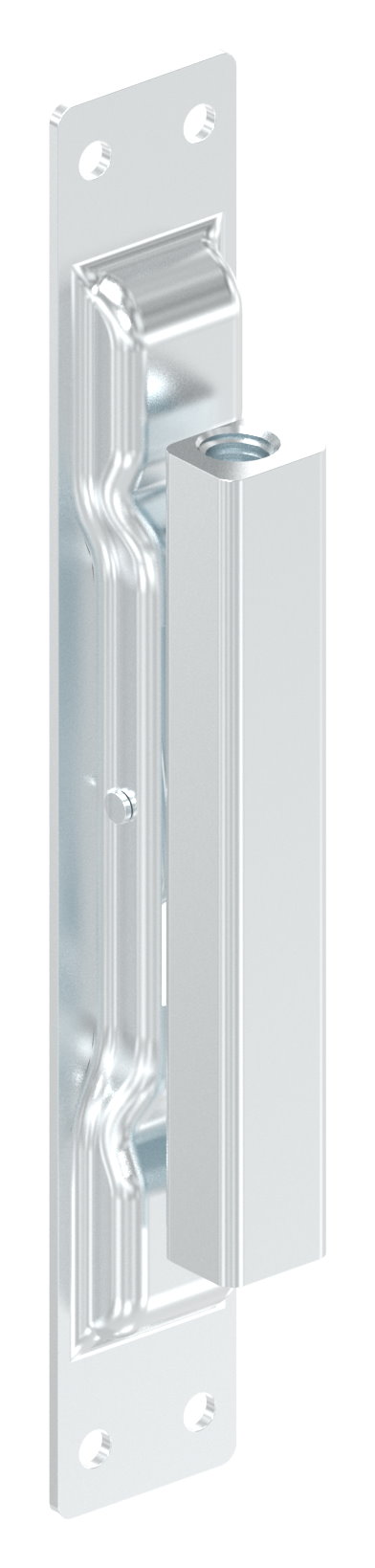 Kantriegel mit Breite 24mm und Gewinde M8, verzinkt