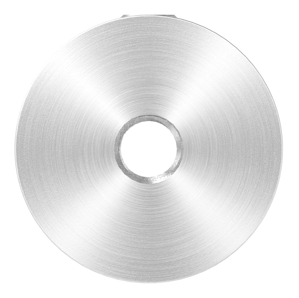 Querstabhalter (Montage zwischen zwei Flacheisen) mit 10,2mm Bohrung, V2A