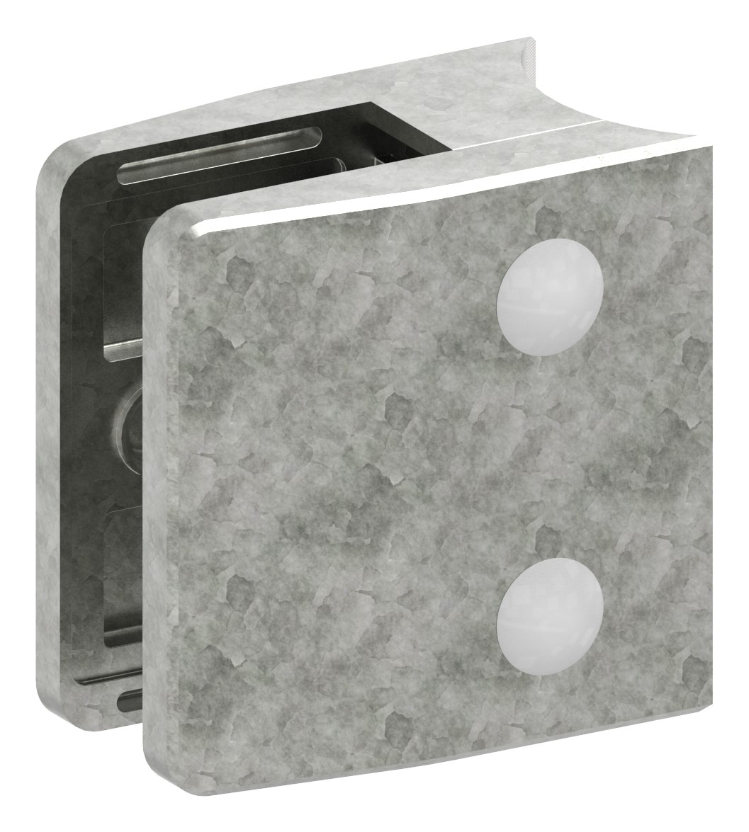 Glasklemme Mod. 35, Anschluss: 60,3mm, Zink roh Glasklemme Mod. 35, Anschluss: 60,3mm, Zink roh