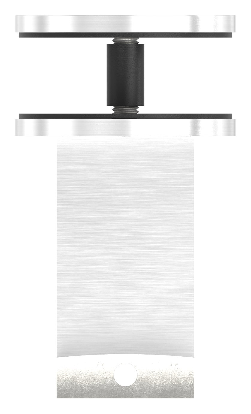 Sensa Design 1, für Rohr 42,4mm, für Montage an Glas, V2A