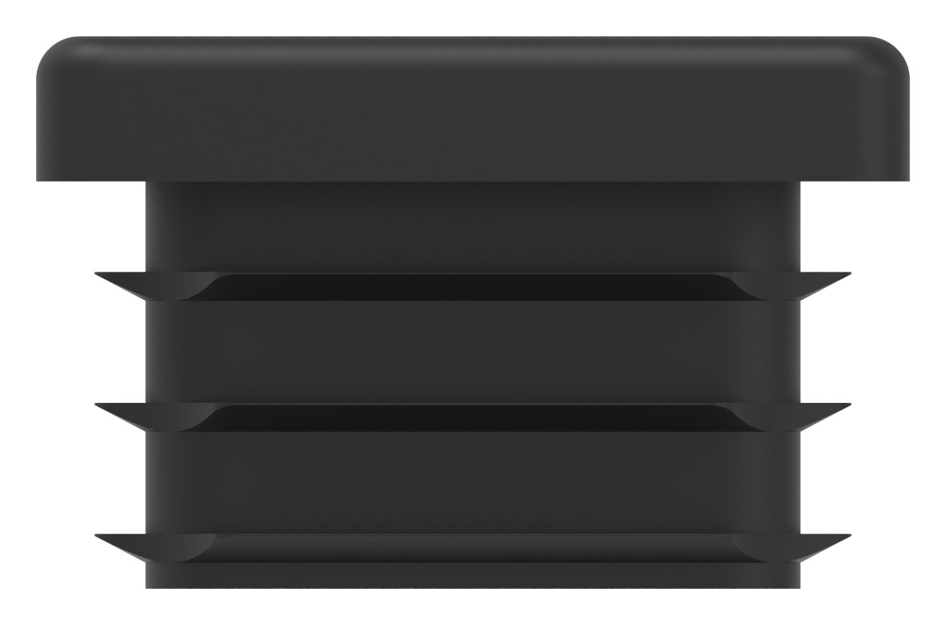 Kunststoffkappe für Rechteckrohr 50x30mm