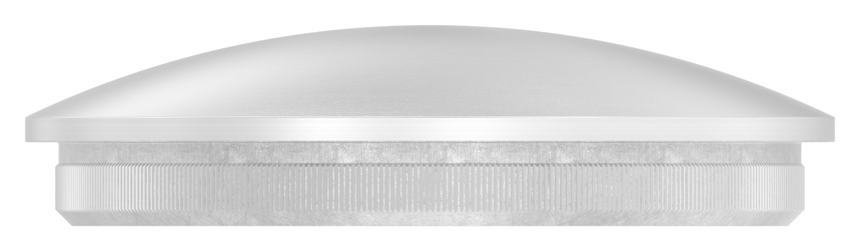 Rohrabschlussstopfen, für Rohr 48,3x2,0mm, V2A