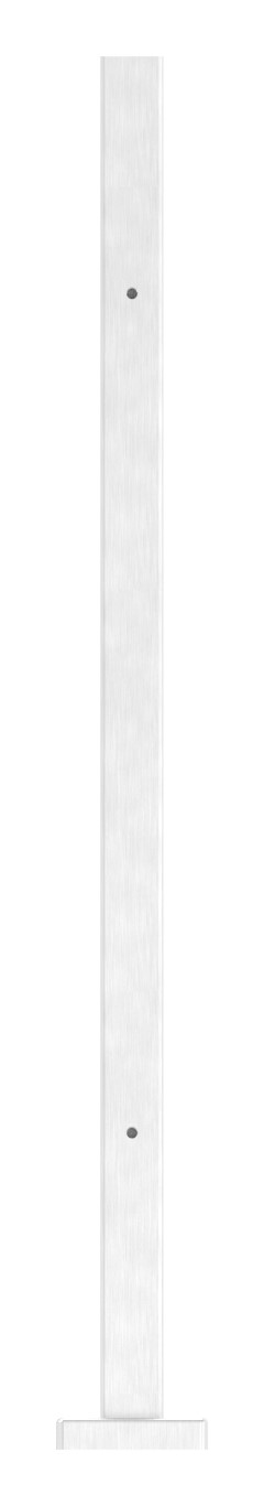 Edelstahlpfosten V2A zur Bodenmontage, H: 880mm