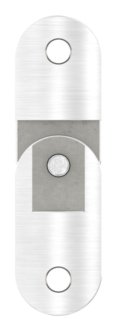 Handlaufanschlussplatte verstellbar, 42,4mm, V2A
