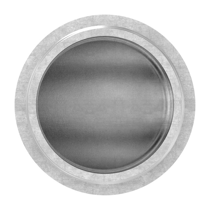 Endbogen 45°, für Rohr 33,7x2,0mm, V2A