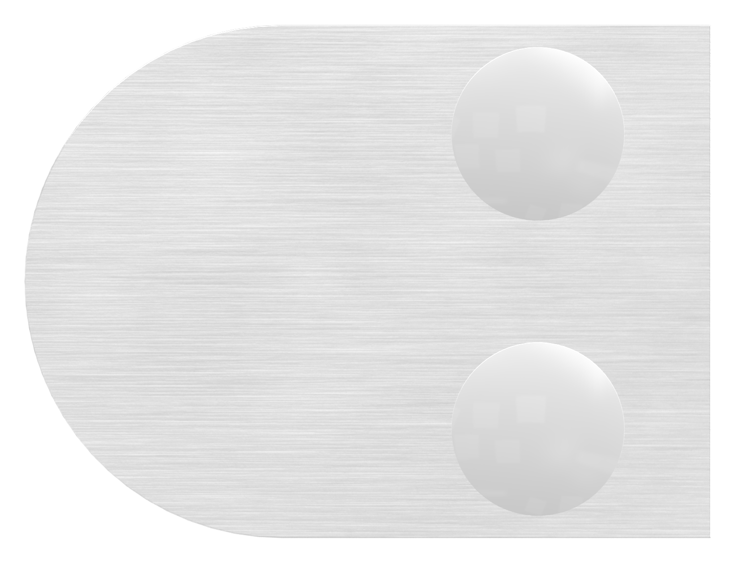 Glasklemme Mod. 30, Anschluss: 48,3mm, V4A Glasklemme Mod. 30, Anschluss: 48,3mm, V4A
