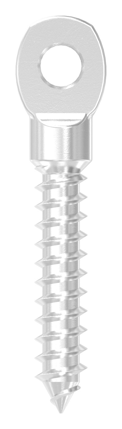 Augenschraube, mit Holzgewinde 8mm, V4A