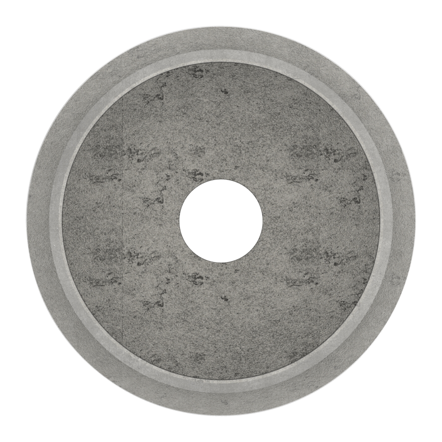 Rohrsattel, Anschluss oben: Rohr 42,4mm, V2A