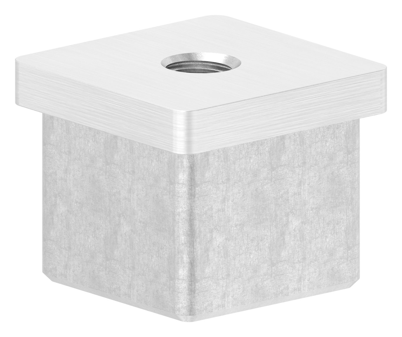 Einsteckkappe, für Rohr 30x30x2,0mm, V4A