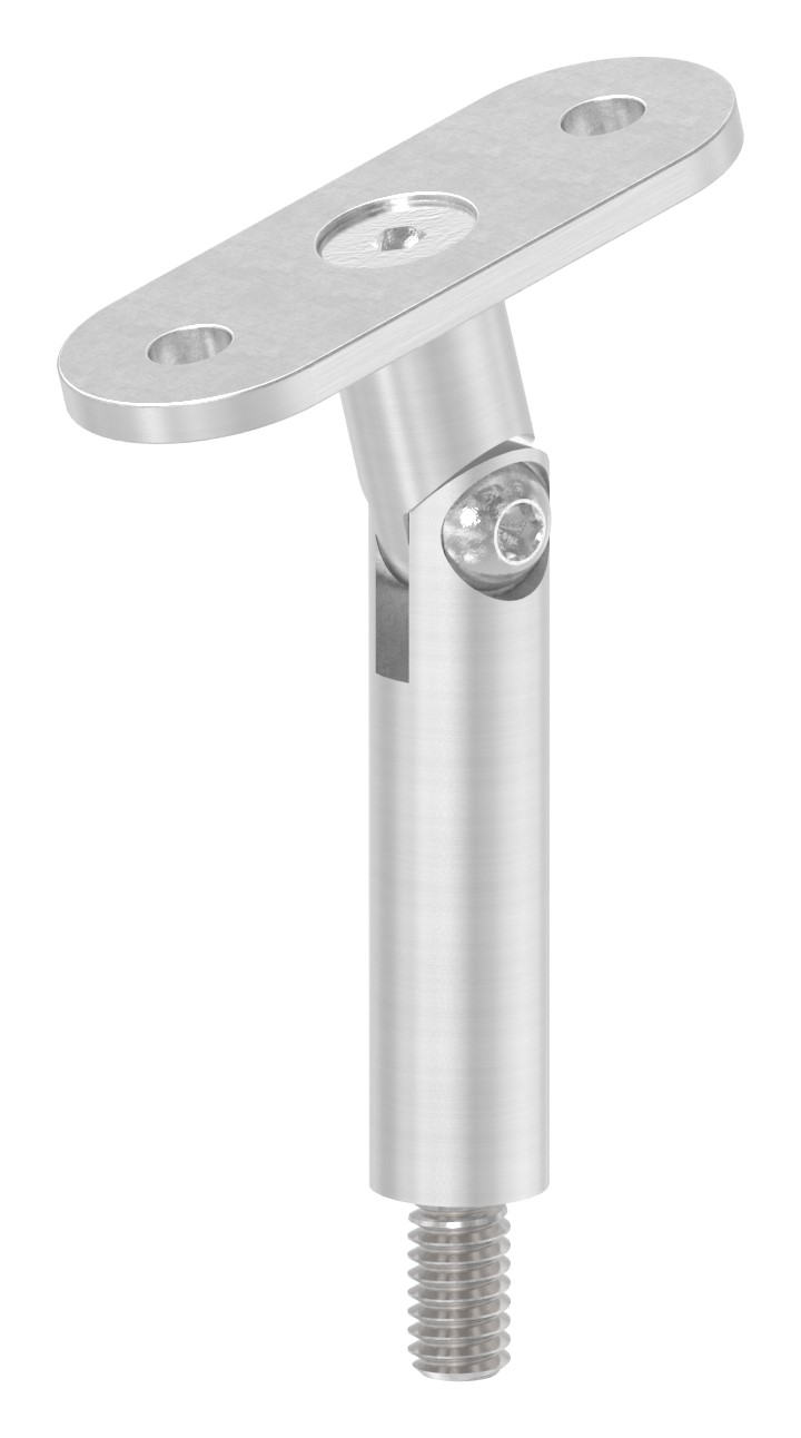 Gelenkstift mit Handlaufanschlussplatte flach, V2A Gelenkstift mit Handlaufanschlussplatte flach, V2A