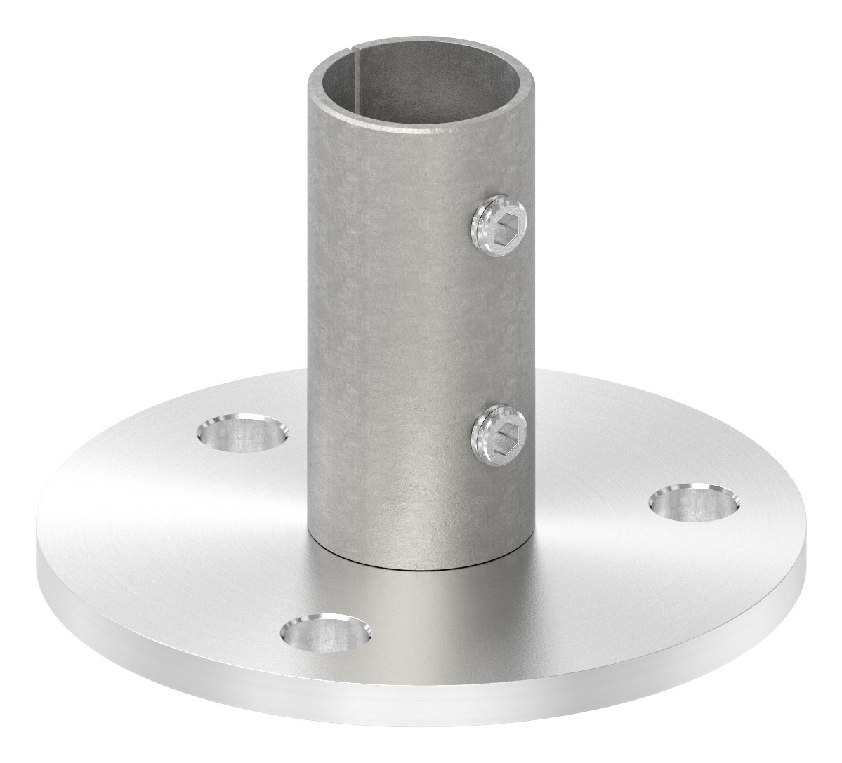 Wand- und Bodenanker, für Rohr 33,7x2,0mm, V2A