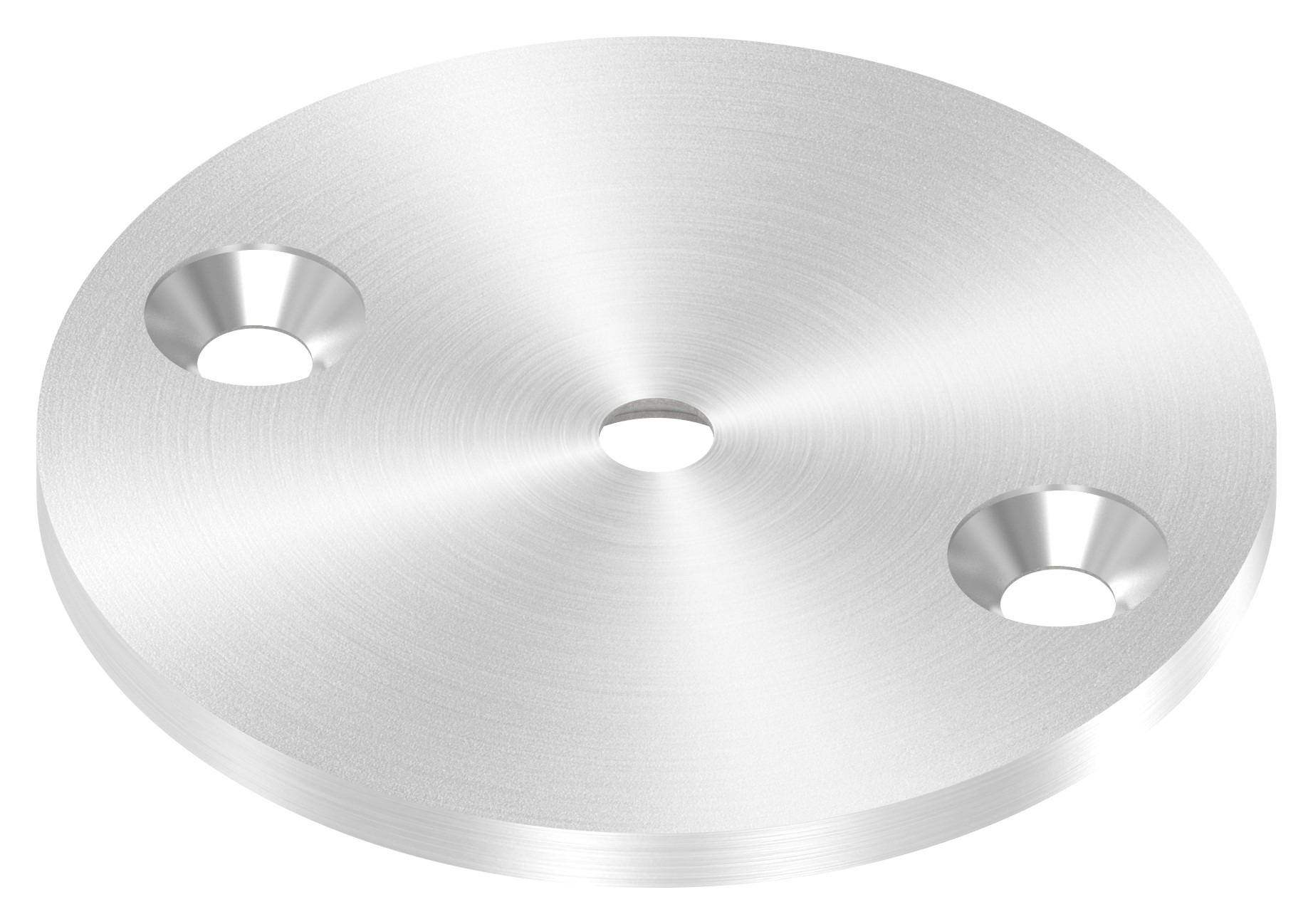 Ronde, Ø 70x4mm, mit Rundschliff, V2A