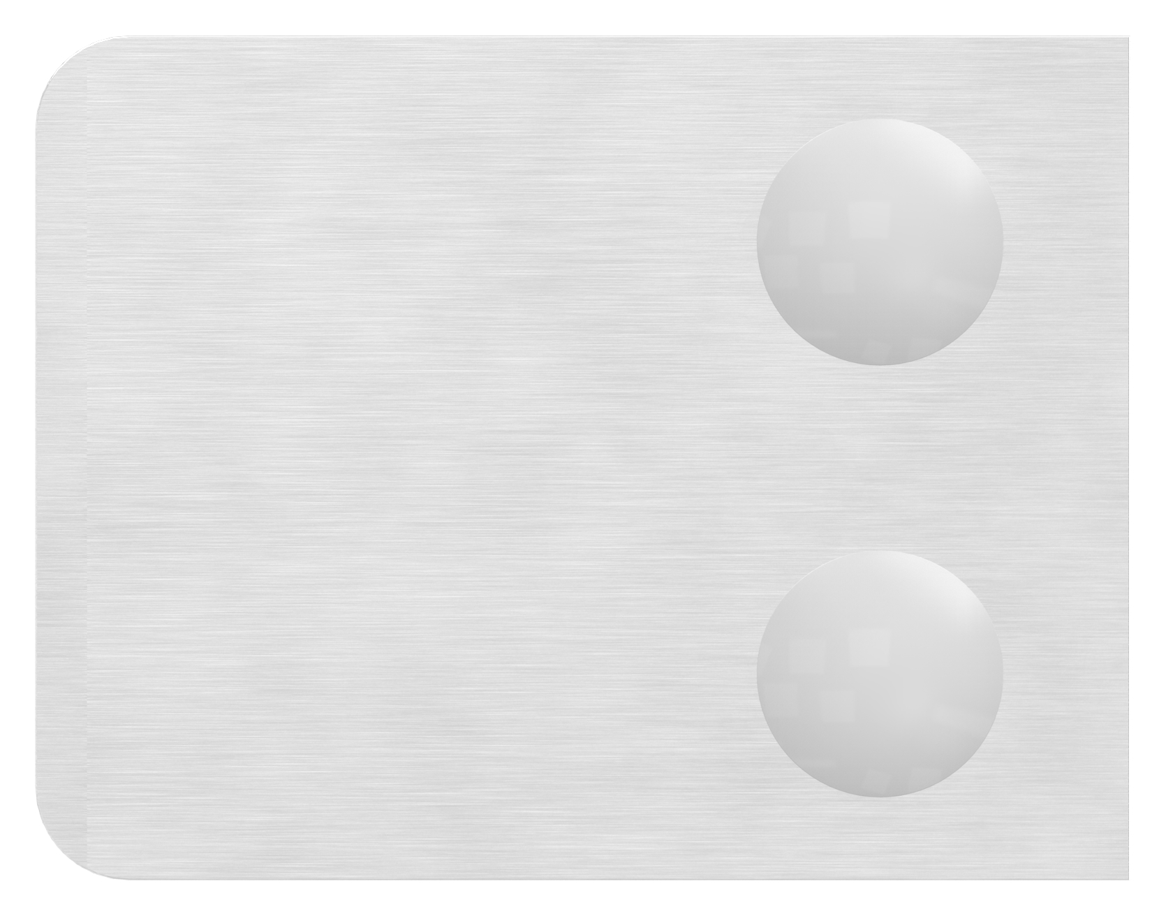 Glasklemme Mod. 36, Anschluss: 60,3mm, in V2A